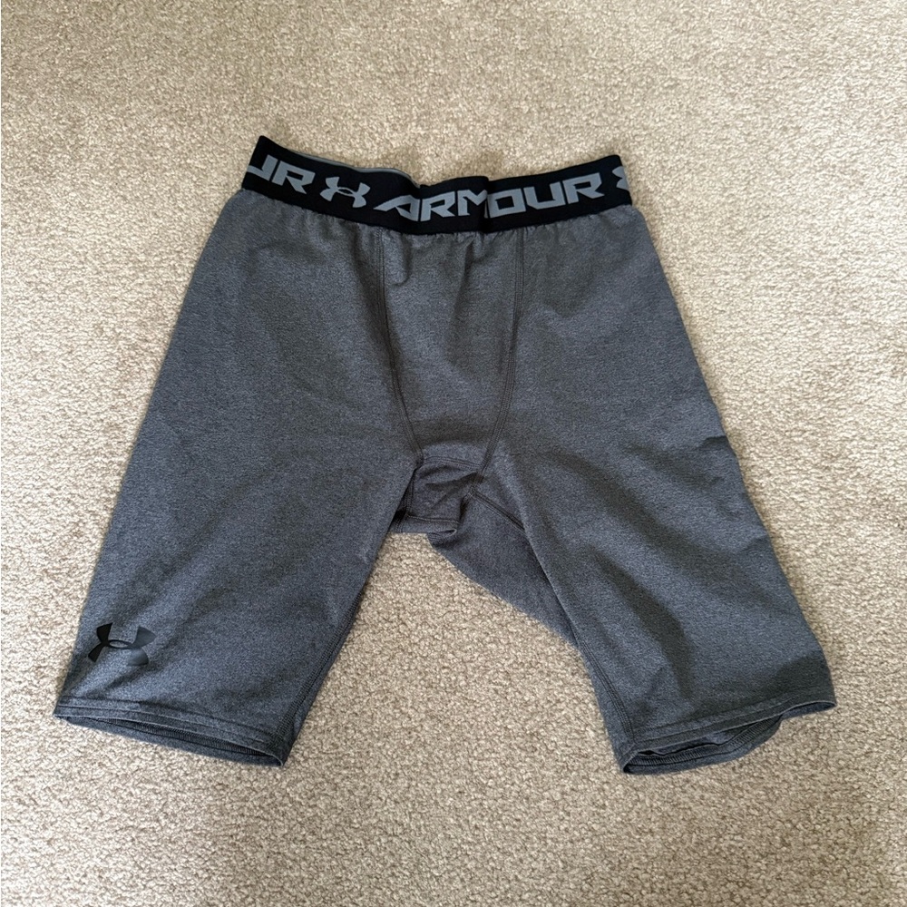 Under Armour Dark Gray Compression Shorts